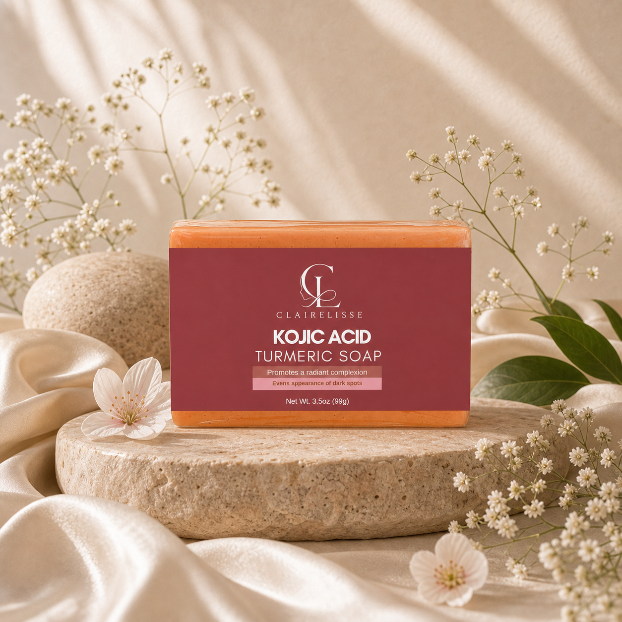 CLAIRELISSE Kojic Acid Turmeric Soap