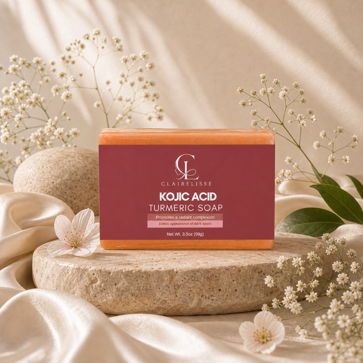 CLAIRELISSE Kojic Acid Turmeric Soap